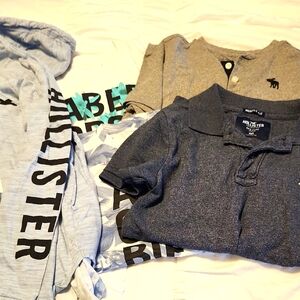 Boy's Lot Of Abercombie & Hollister Tops
